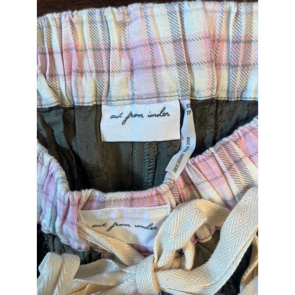 Out From Under Urban Outfitters Camo Print Plaid Waist Bubble Shorts Size XS - Picture 4 of 6